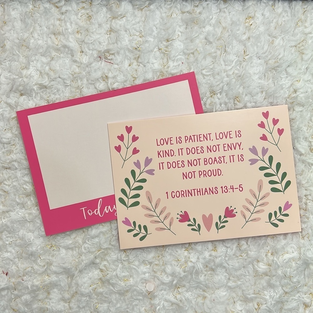 Bible verse‎ Set of 64 Cards size 5'x3.5' Faith Love Box - Picture 6 of 7